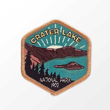 Crater Lake National Park  Patch Iron-On Applique Souvenir Gift picture