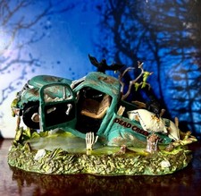 DEPT 56 Halloween Village DEAD CREEK MILL DELIVERY Truck, Swamp, Haunted, Scary picture