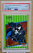 2023 Fleer Throwbacks '89 Marvel Edition Green Venom #6 57/89 PSA 9 MINT picture