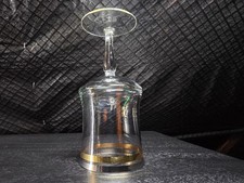 Vintage crystal wine glasses Made by Krosno Glass S.A. Handmade in Poland. picture