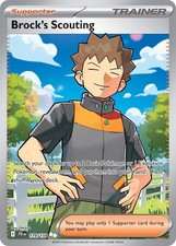 Pokemon Brock's Scouting #179/159 Holofoil Near Mint TCG picture