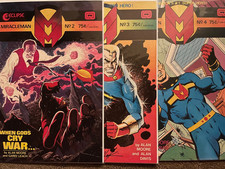 MIRACLEMAN COMICS  #2, 3, and 4 (1985) - vintage comics + - excellent condition picture