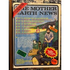 Mother Earth News Lot 46-57 Vintage 1970s Magazines Complete Run Homestead picture