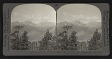 Rocky Mountain National Park Colorado Mt Ypsilon Mountains 1928 Stereo View picture