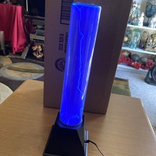 RARE 12” Plasma Tube Lamp BLUE Ultra Rare Spencer’s? Tube Light Cool Light picture