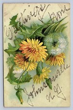J88/ Johnsonville New York Postcard c1910 Glitter Greetings from 293 picture