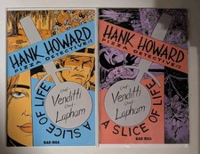 HANK HOWARD PIZZA DETECTIVE-SLICE OF LIFE (2026) #1+2 NM-/VF+ SET BAD IDEA picture