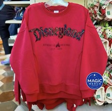 2026 Disney Parks Disneyland Red Christmas Spirit Pullover All Sizes picture