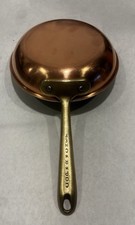 All-Clad Cop*R*Chef Cop R Chef 8 Inch Frypan Vintage Brass Handle picture