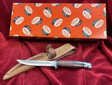 UN-Used RARE MINTY 1986 CASE XX USA M3F SSP TESTED BIRD TROUT KNIFE, SHEATH, BOX picture