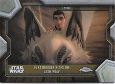 2025 Topps Star Wars Hyperspace #ERA-12 Ezra Bridger Rides The Loth-wolf picture