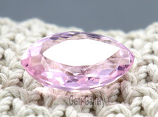 85.10 Ct Natural Pear Cut Sri-Lankan Pink Topaz GGI Certified Loose Gemstone picture