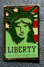Vintage 1886-1986 Statue of Liberty Centennial Lapel Pin picture