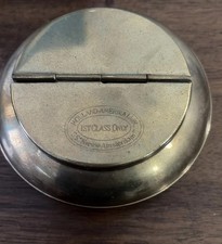 VTG Holland Amerika LIJN 1st Class Only SS New Amsterdam Line; Brass Ashtray picture