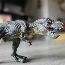 Papo Tyrannosaurus Rex T-Rex Figure 2012 Running Movable Jaw Dinosaur 12” picture