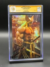 Victor Garduno Artbook #1 CGC 10 SS - Wolverine Bushido Claw A - FOIL - LTD 300 picture
