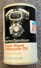 Vintage AMF Harley-Davidson Shovel head Oil Can AM Radio Great Shape picture