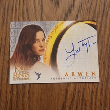 2002 Topps Lord of the Rings: The Two Towers Liv Tyler as Arwen Autographs picture