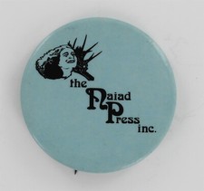 Naiad Press 1973 Lesbian Gay Publisher Pin Rare Literature Bella Books P1874 picture