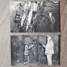 Vintage Arcadian Copper Mine RPPC Postcards Ripley Hancock Michigan UP Lot of 2 picture