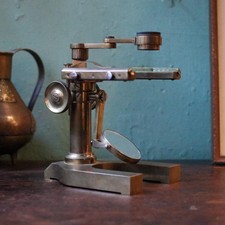 Antique E. Leitz Wetzlar Brass Dissecting Microscope – c.1900 Scientific Instru picture