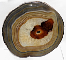 HUGE Polished Banded AGATE Slab From Madagascar 3LB - 15.3oz - 1795Gr picture
