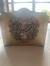 BPOE Elks book rack with clock Logo picture