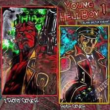 Young Hellboy 1 BossKong Original  Sketch Cover 1/1  Hellboy / Kroenen picture