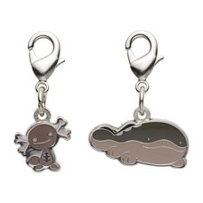 Pokemon Center Original Metal Charm Paldean Wooper Clodsire #P194 #980 picture