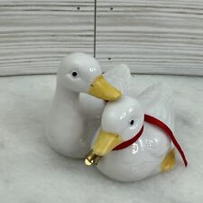 vintage porcelain nestling ducks Figurine Snuggling Duck picture