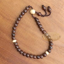 Dhikr Bracelets Tamarind Wood Beaded 33-ct 6mm - Muslim Accessories Tasbih Sibha picture