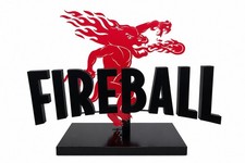 NEW FIREBALL Whiskey Promo Display Sign #1839/3003 – Large 3D Bar Display BNIB picture