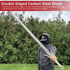 Witcher Ciri Zireael Sword - Double-edged Metal blade - Overall 50
