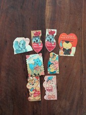Vintage Valentine Day Cards (8) Die Cut  picture