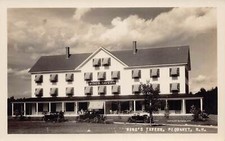 J81/ Pequaket New Hampshire RPPC Postcard c1940s Wings Tavern 219 picture