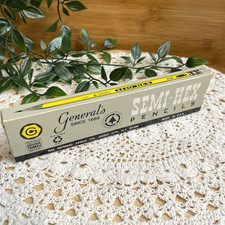 Vtg General's Semi-Hex 498 Pencils No. 2 New Old Stock NOS 12 Pack Boxed USA picture