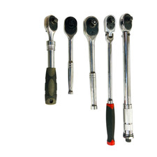 Mixed Ratchet & Torque Wrench Lot 5 Pc Pittsburgh 3/8 Flex Head Power Torque 1/2 picture