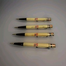 Vintage Illini Motor Oil Eureka IL FS Advertising Mechanical Pencil Lot Of 4 picture