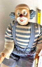 Vintage Show-Stoppers Flip Flops Porcelain Clown Doll 11