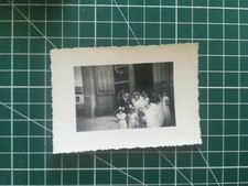 v084 old photo circa 1950 family children wedding picture