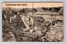 Barre VT-Vermont, The Wells Lamson Quarry Company, Vintage c1944 Postcard picture