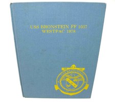 USS BRONSTEIN FF-1037 WESTPAC 1978 CRUISE BOOK Russian KRESTA Class CRUISER picture