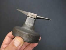 FRANCE Small Vtg“CRAFTOOL” Jewelers/Watchmaker Workbench Anvil Antique Rare Tool picture