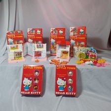 Vtg 1984 Hello Kitty’s Little Town Playset Lot Sanrio Incomplete Boxed Rare picture