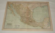 1902 map ~ MEXICO picture