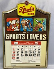Vintage 1973 Detroit Tigers Stroh’s Beer Advertising Wall Calendar—22.5x15—RARE picture