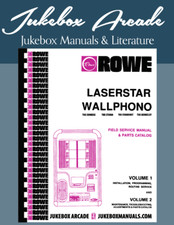 ROWE LaserStar WallPhono Service, Parts Manuals w/ Troubleshooting Guide, Extras picture