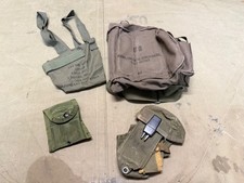 ORIGINAL LATE VIETNAM WAR US ARMY  FIELD AMMO POUCH GEAR FIRST AID POUCH LOT picture