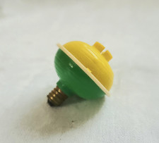 Vintage Tri Color Bubble Light Renown Yellow Green White NO LIQUID tested & work picture