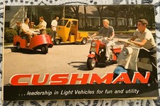 Original Vintage Cushman Motors Advertising & Sales Promotion Pamphlet 1959 picture